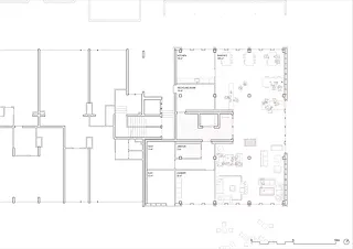 Student housing rez-de-chaussée