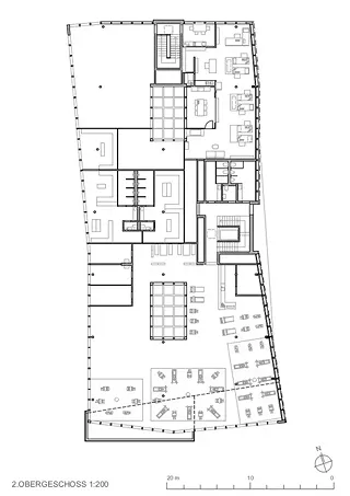 2. Obergeschoss 1:200
