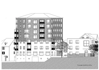 Fassade zum Coop