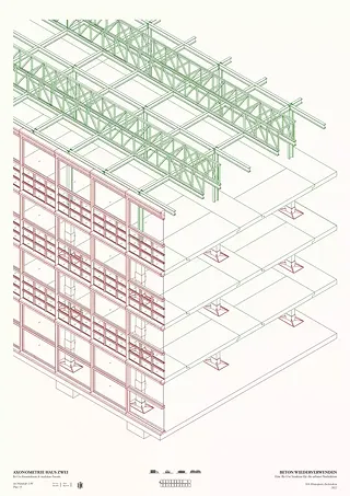Axonometrie Haus 2