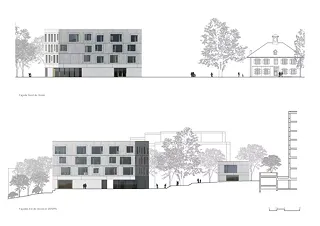 Façades nord et est