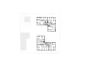 plan 1er étage, maisons A+B