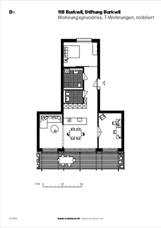 Plan des appartements Appartements en T