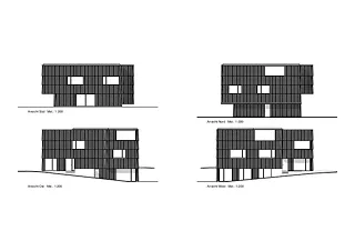 Vues façades 1:200