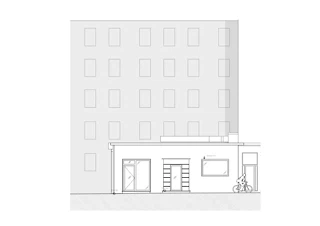 Façade Nord – Entrée