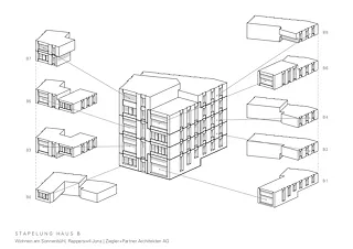 Stapelung Haus B