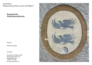 Ufnau Baubeschrieb Projektierung