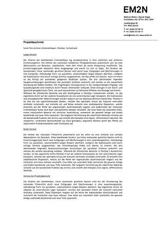 Projektbeschreibung
