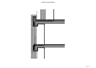 Detailschnitt Fassade