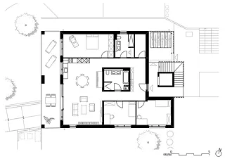 Grundriss Erdgeschoss Haus A