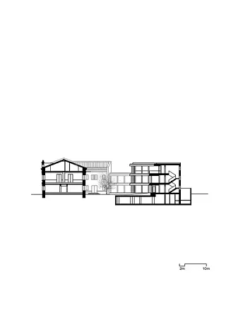 BWA, Ambassade de Moscou, coupe est-ouest