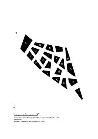 Plan de masse de la construction des villes