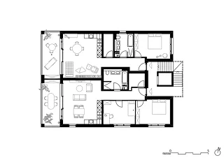 Plan d’étage supérieur A