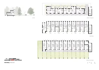Grundriss Gleissiedlung Haus F