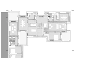 Genauerer Grundrissplan einer ausgewählten Wohnung