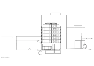Coupe transversale des appartements