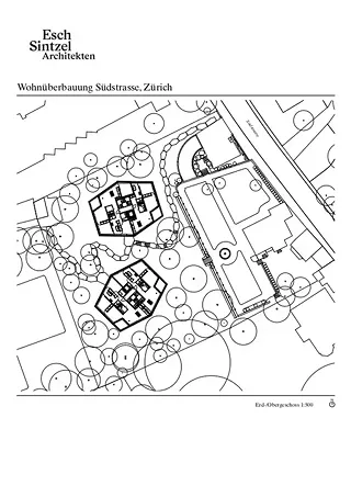 Grundriss Erd-/Obergeschoss M 1:500