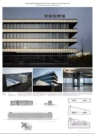 Gewerbegebäude Regensdorf Plakat