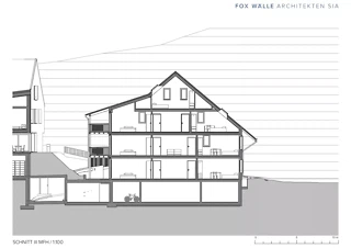 Coupe d'un immeuble collectif