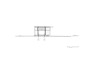 Schnitt A-A - mobiler temporärer Pavillon
