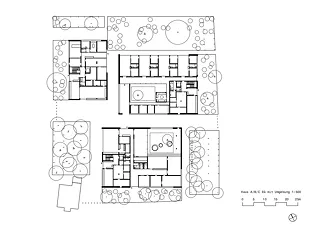 Rez-de-chaussée maison A,B.C