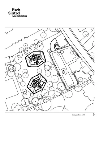 Grundriss Dachgeschoss M 1:500