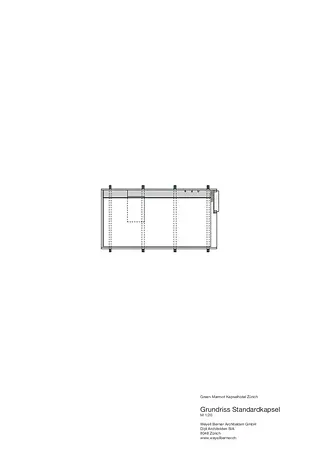 Grundriss Standardkapsel