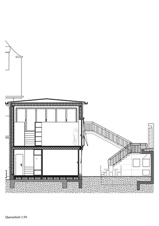 Coupe transversale, annexe 1:50