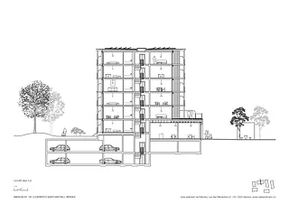 Coupe (Bâtiment B3.2)
