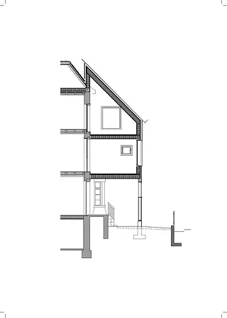 Schnitt Süd-Nord 1:50