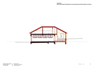 Atelierhaus Bargetzi Olten Waldheim_Coupe B-B