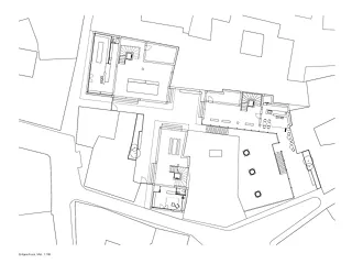 Plan rez-de-chaussée, Mst. 1:100