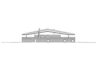 Eishalle_Elévation nord