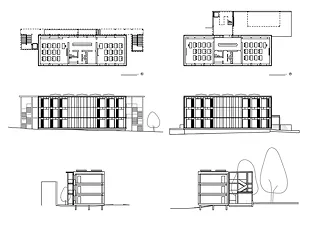 Plan, coupe, élévation Franchises