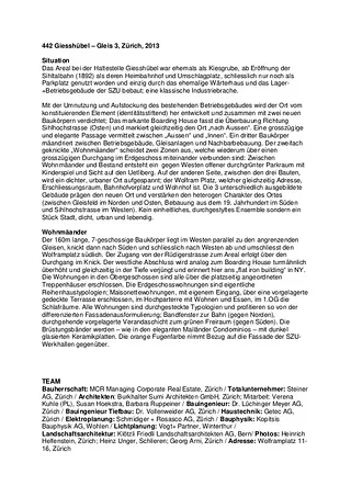 Projektbeschreibung