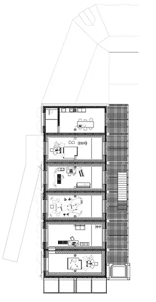 Grundriss Übungsräume 1:50