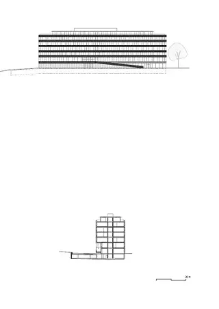 Fassade und Schnitt