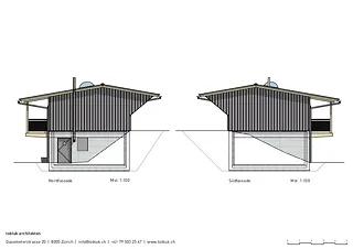 Nord- und Südfassade