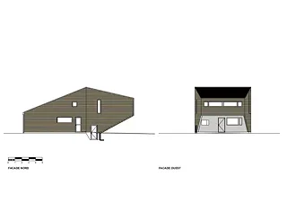 Nord- und Westfassade