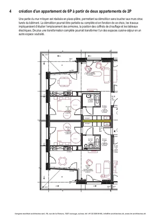 Zusammenlegung zweier Wohnungen