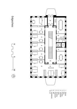 Plan du rez de chaussée
