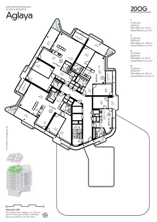 Grundrisse 20/21. OG