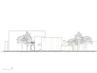Ansicht Seitenfassade