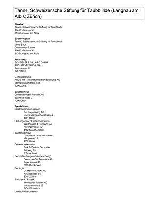 Projektinformationen