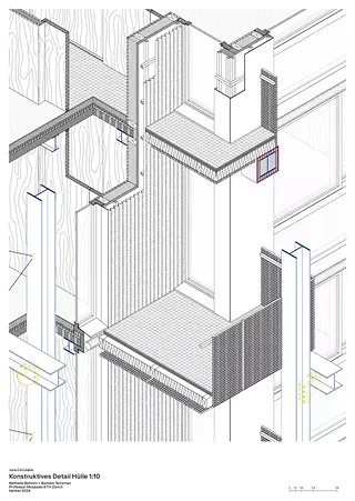 Jura Circulaire, Konstruktives Detail – Hülle
