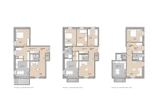 Wohnungstypologien, Mst. 1:50
