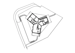 Gartengeschoss / Obergeschoss / Attika M1:100