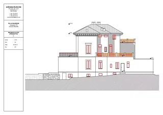 Ostfassade projektiert