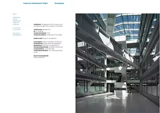 Broschüre Swisscom Businesspark Ittingen
