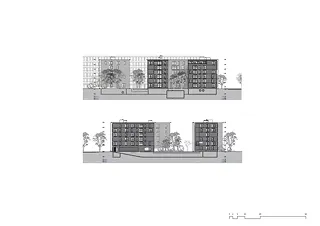 Elévations est-ouest